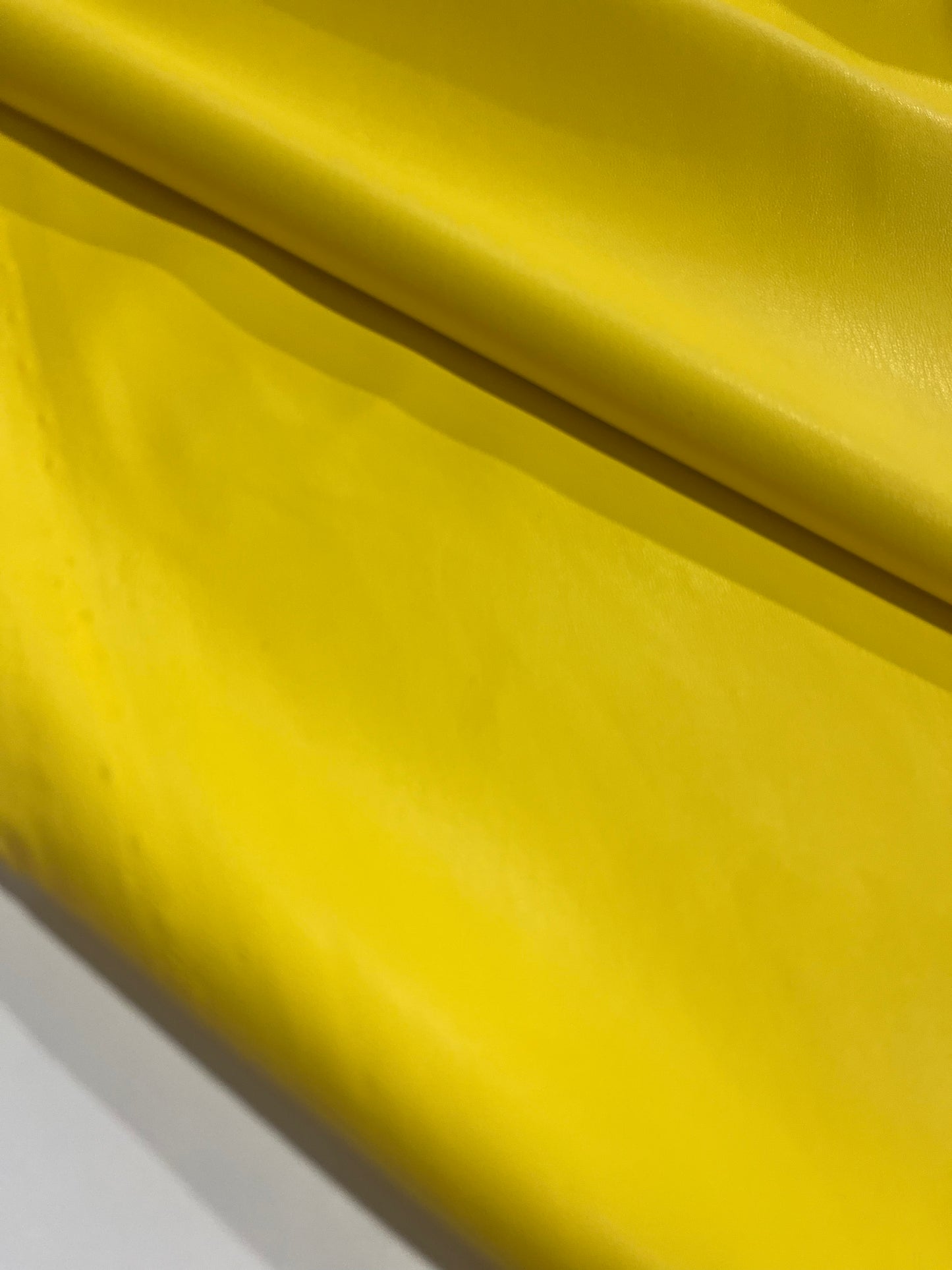 ECOPELLE yellow faux leather