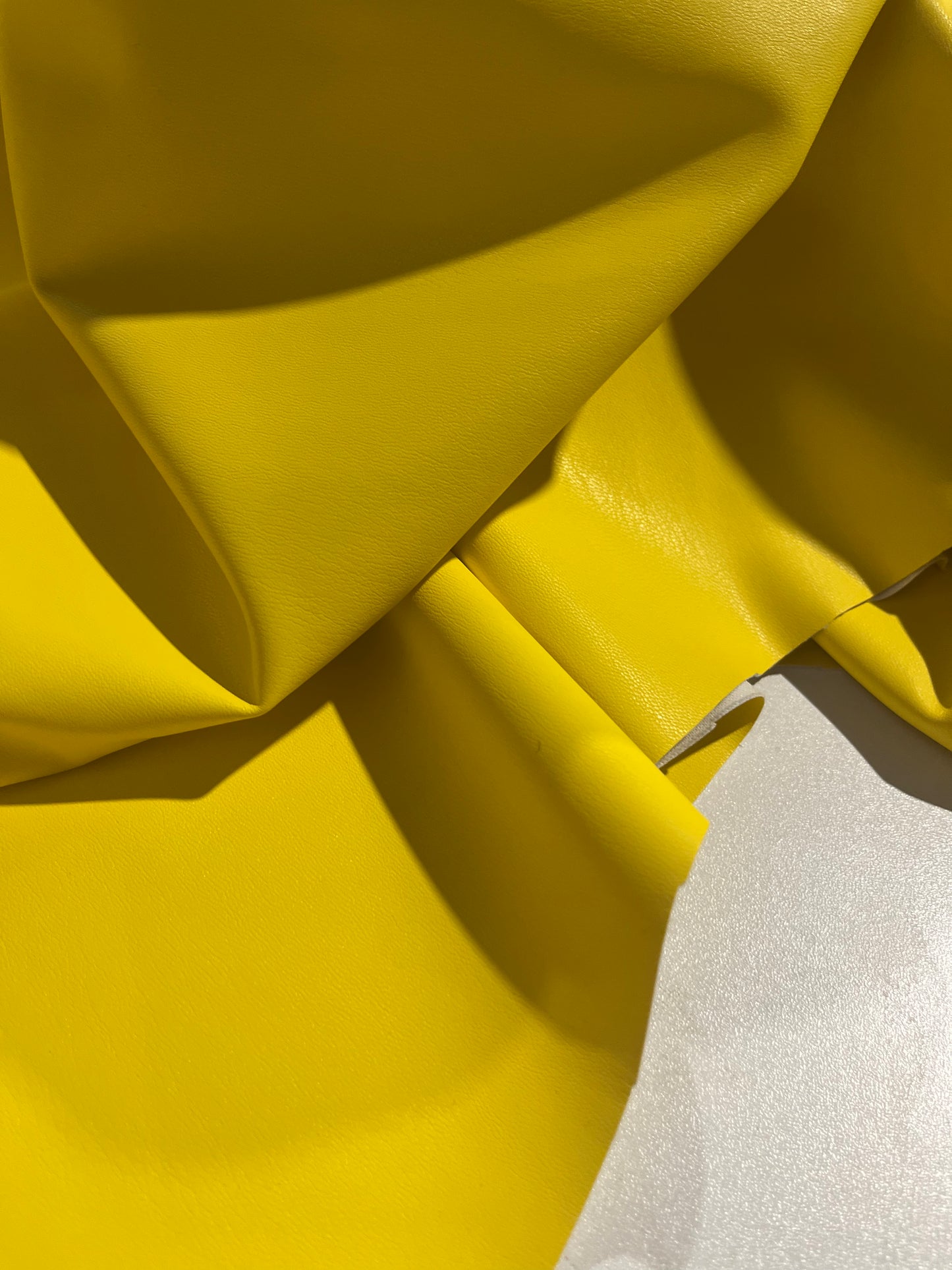 ECOPELLE yellow faux leather
