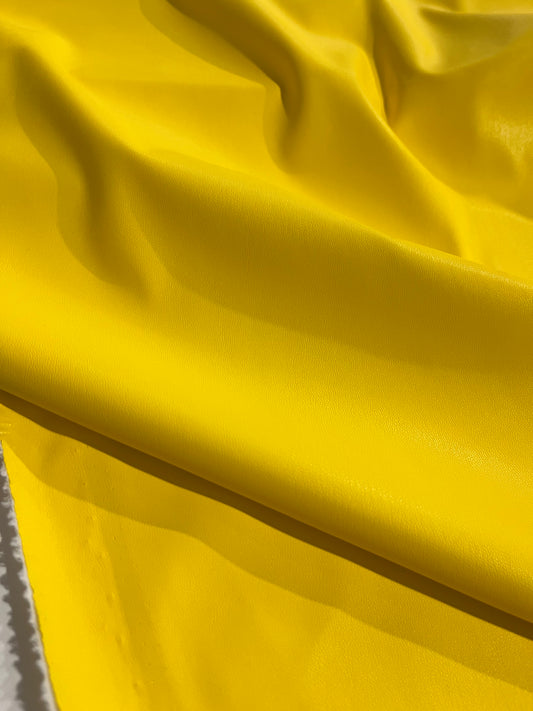 ECOPELLE yellow faux leather