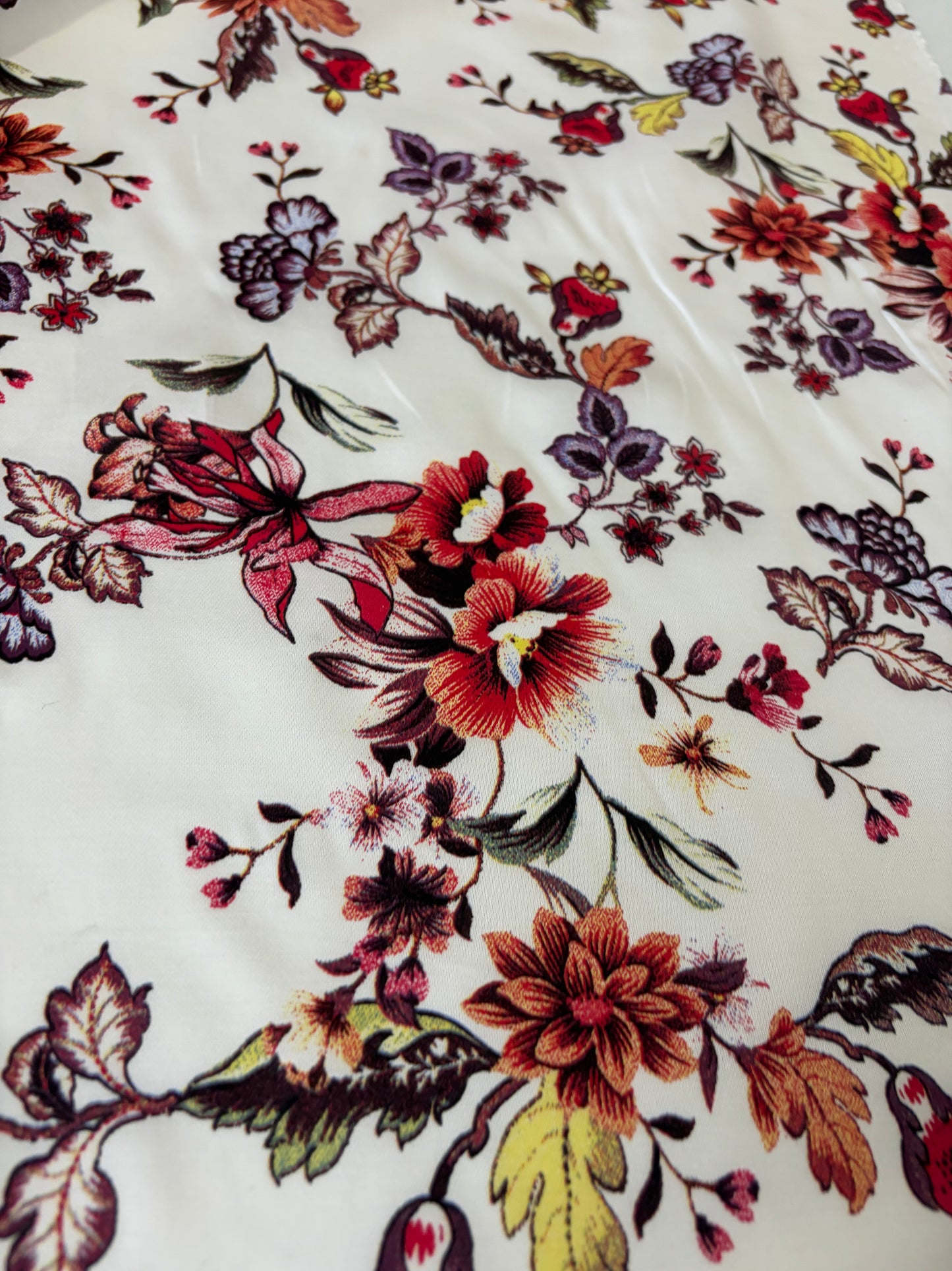 PAZZO 001 viscose twill floral print
