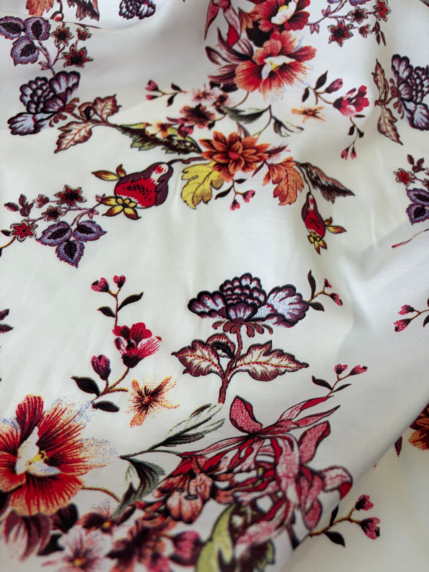 PAZZO 001 viscose twill floral print