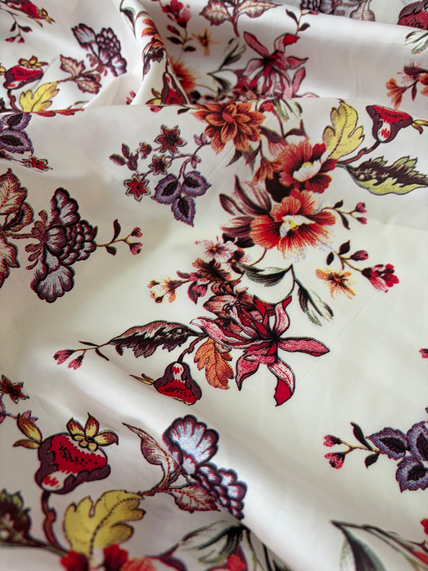 PAZZO 001 viscose twill floral print