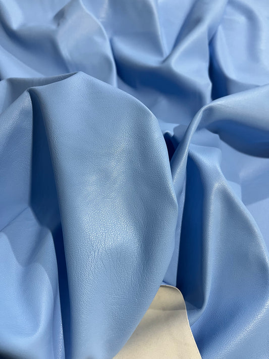 ECOPELLE light blue faux leather