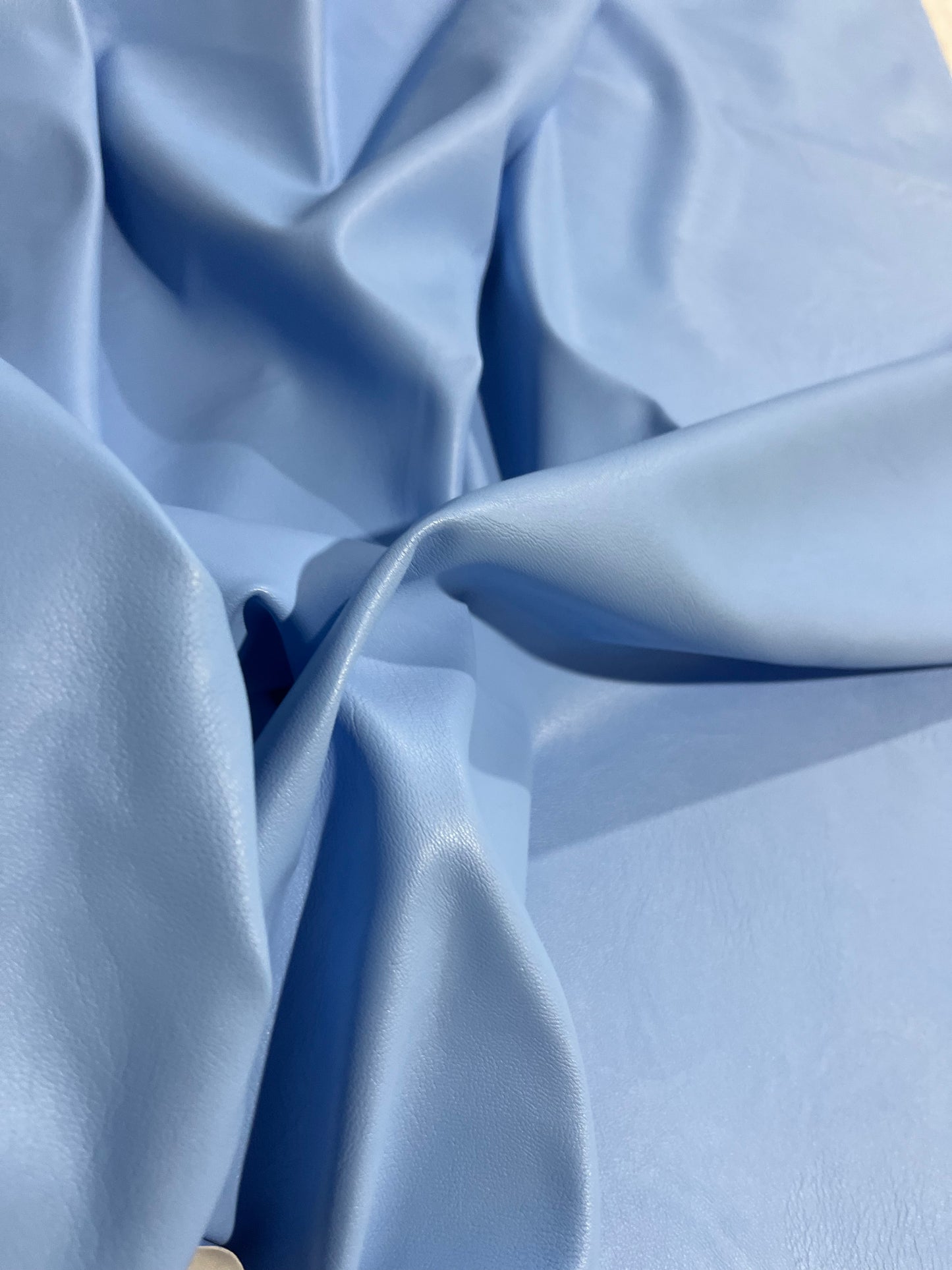 ECOPELLE light blue faux leather