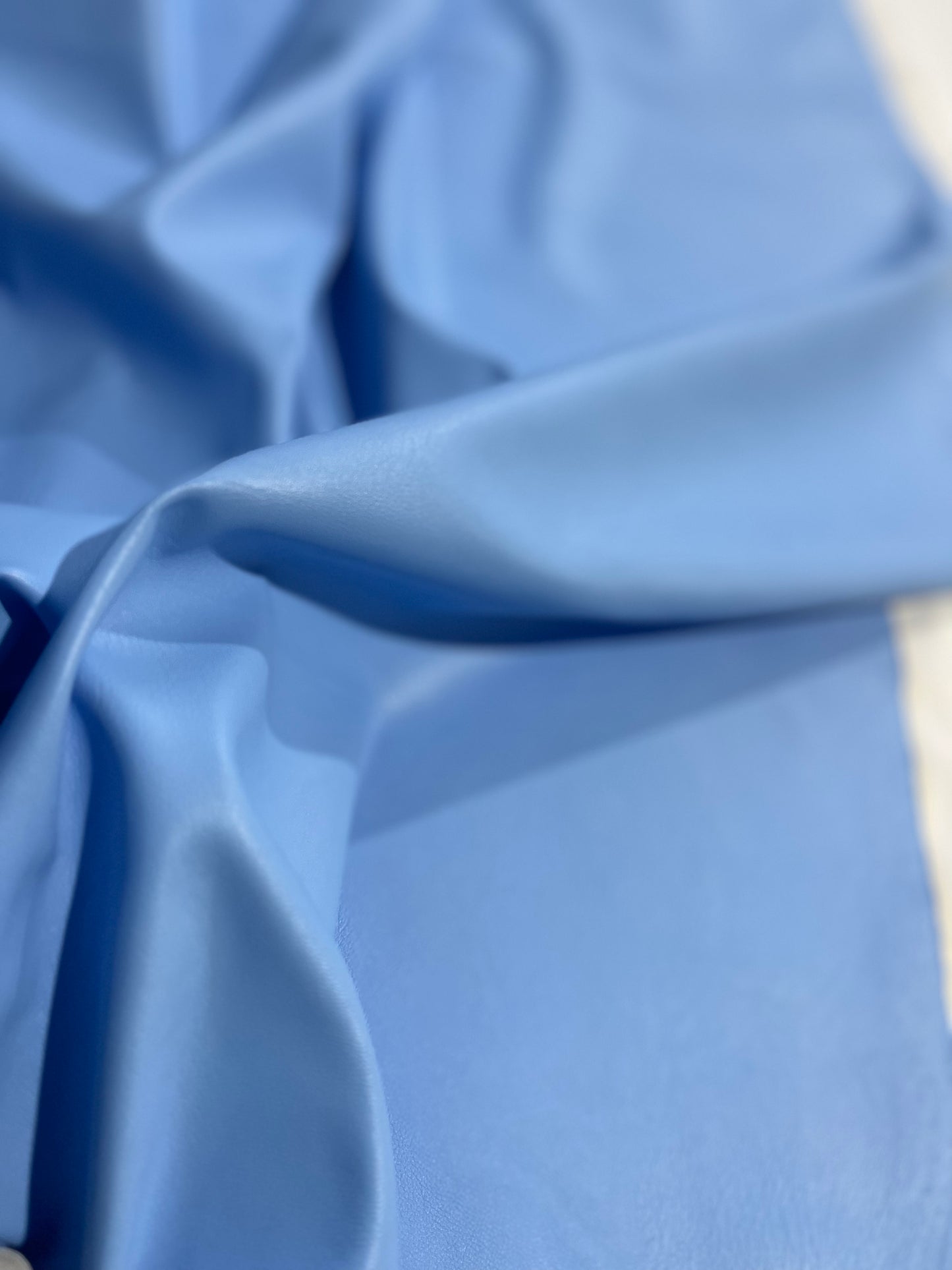 ECOPELLE light blue faux leather