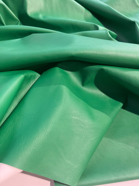 ECOPELLE grass green faux leather