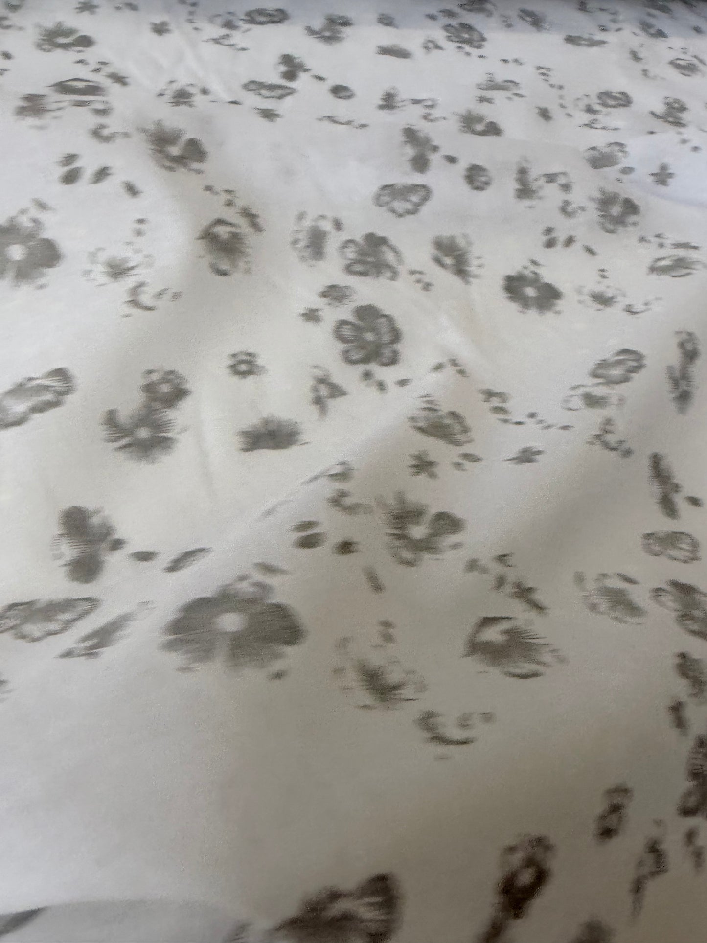PAZZO 003 cotton voile white/grey print