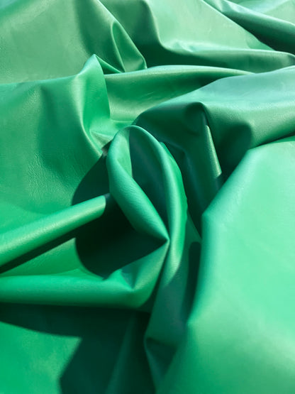 ECOPELLE grass green faux leather