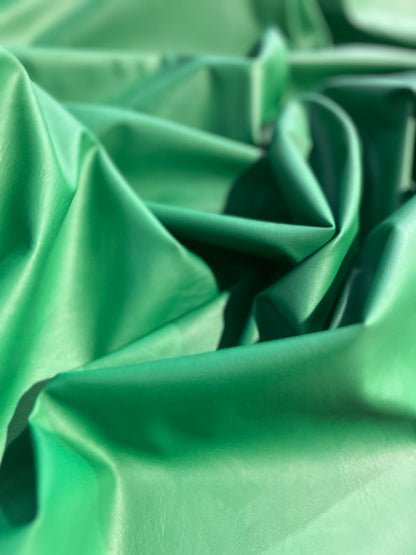ECOPELLE grass green faux leather