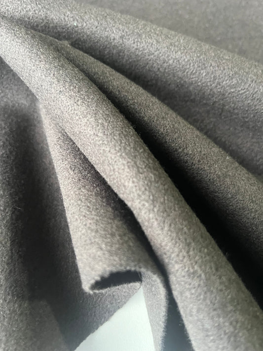 ATILLA 032  Melton wool look coat fabric dark khaky