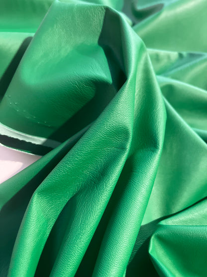 ECOPELLE grass green faux leather