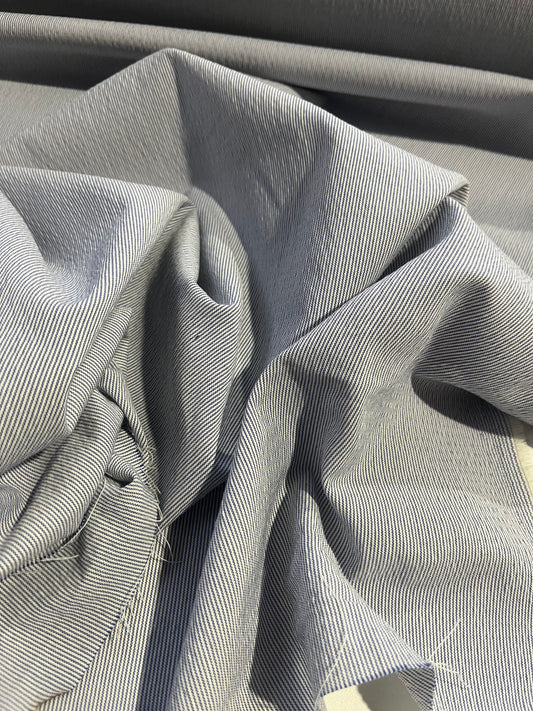 AMOS 031 colourwoven cotton stripes with stretch