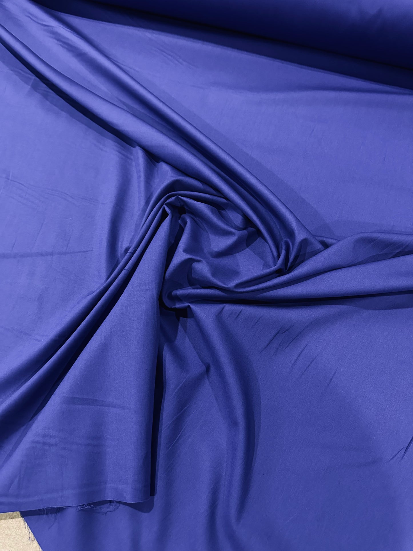 Poplin stretch purple blue