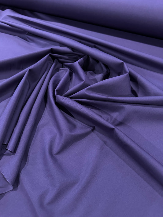 Poplin stretch aubergine