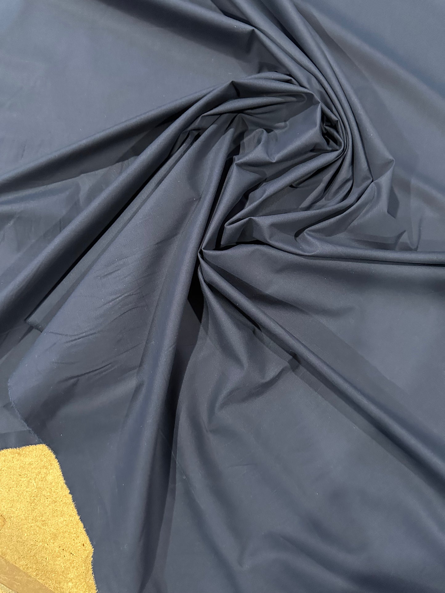 Poplin stretch Bleu Marine