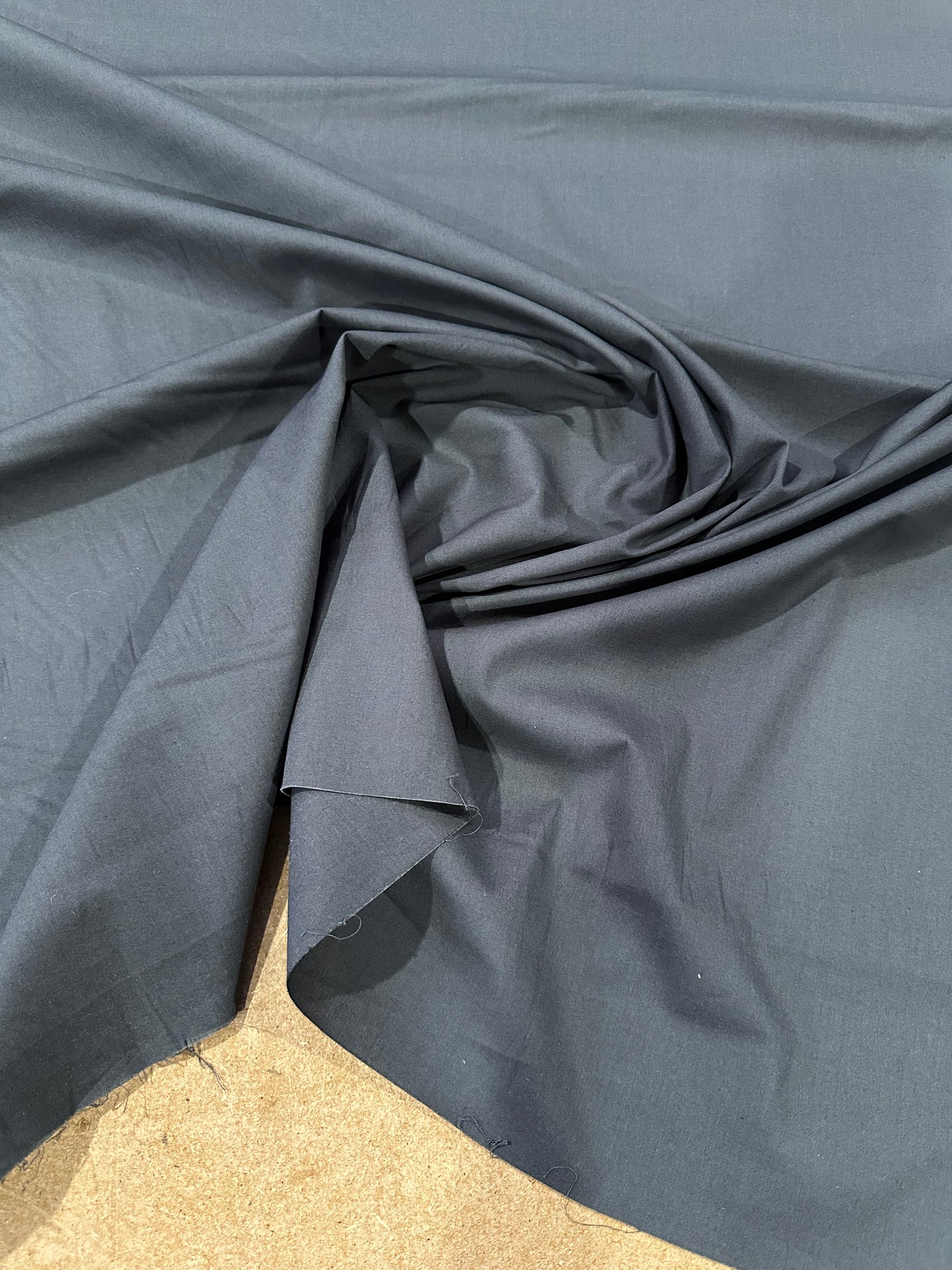 Poplin stretch stone grey