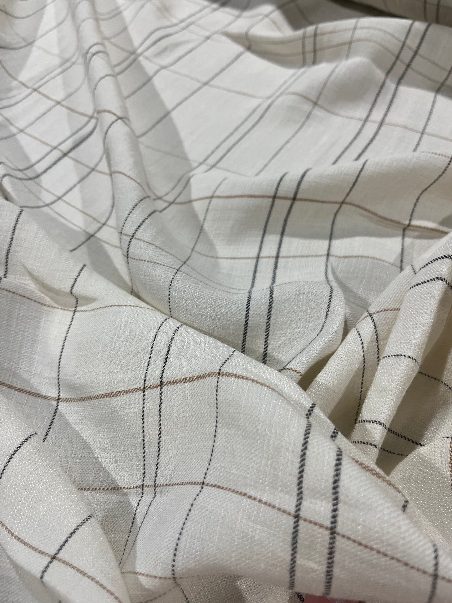 G03 FURORE 008 colour woven check linen