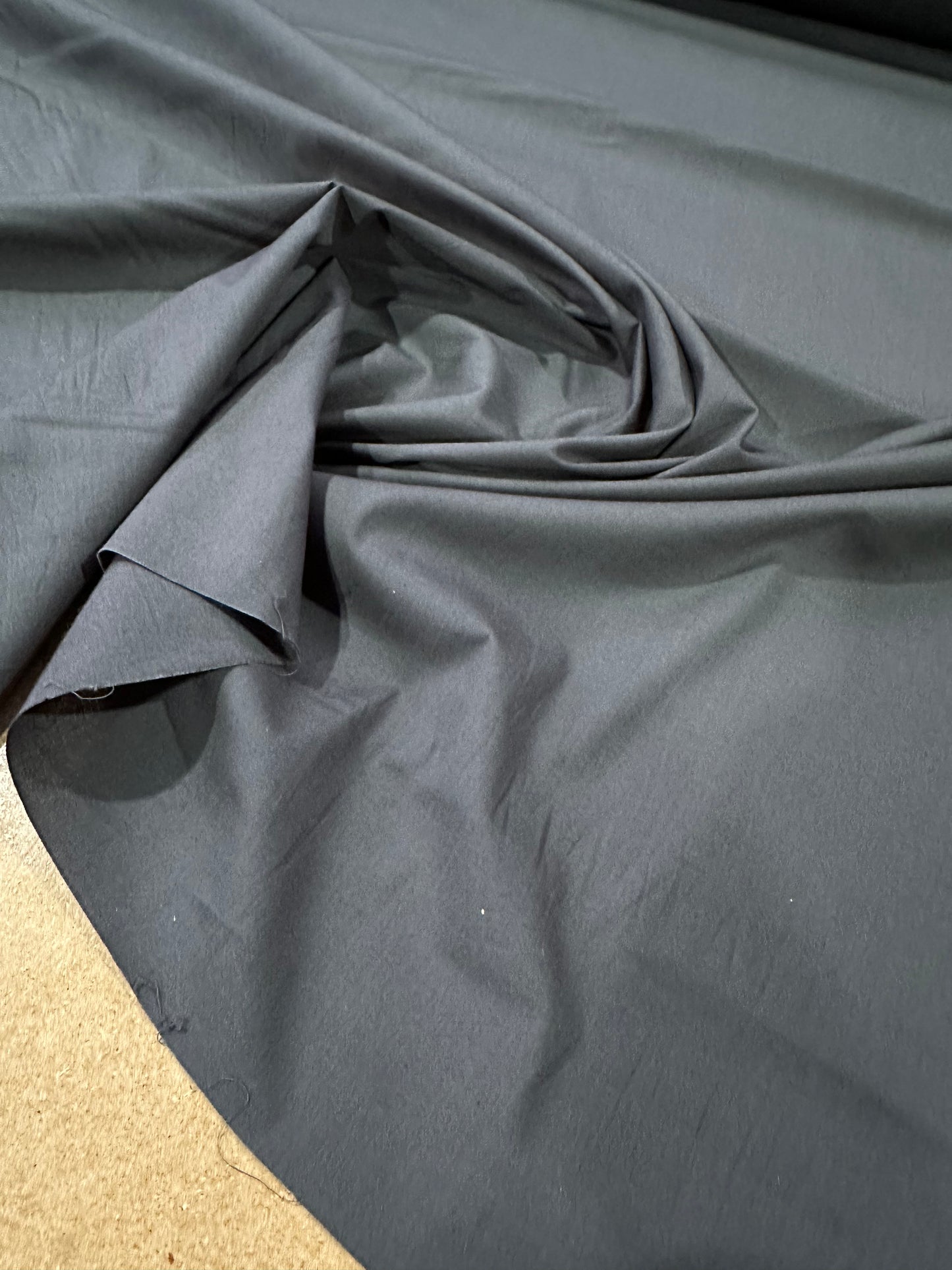 Poplin stretch stone grey