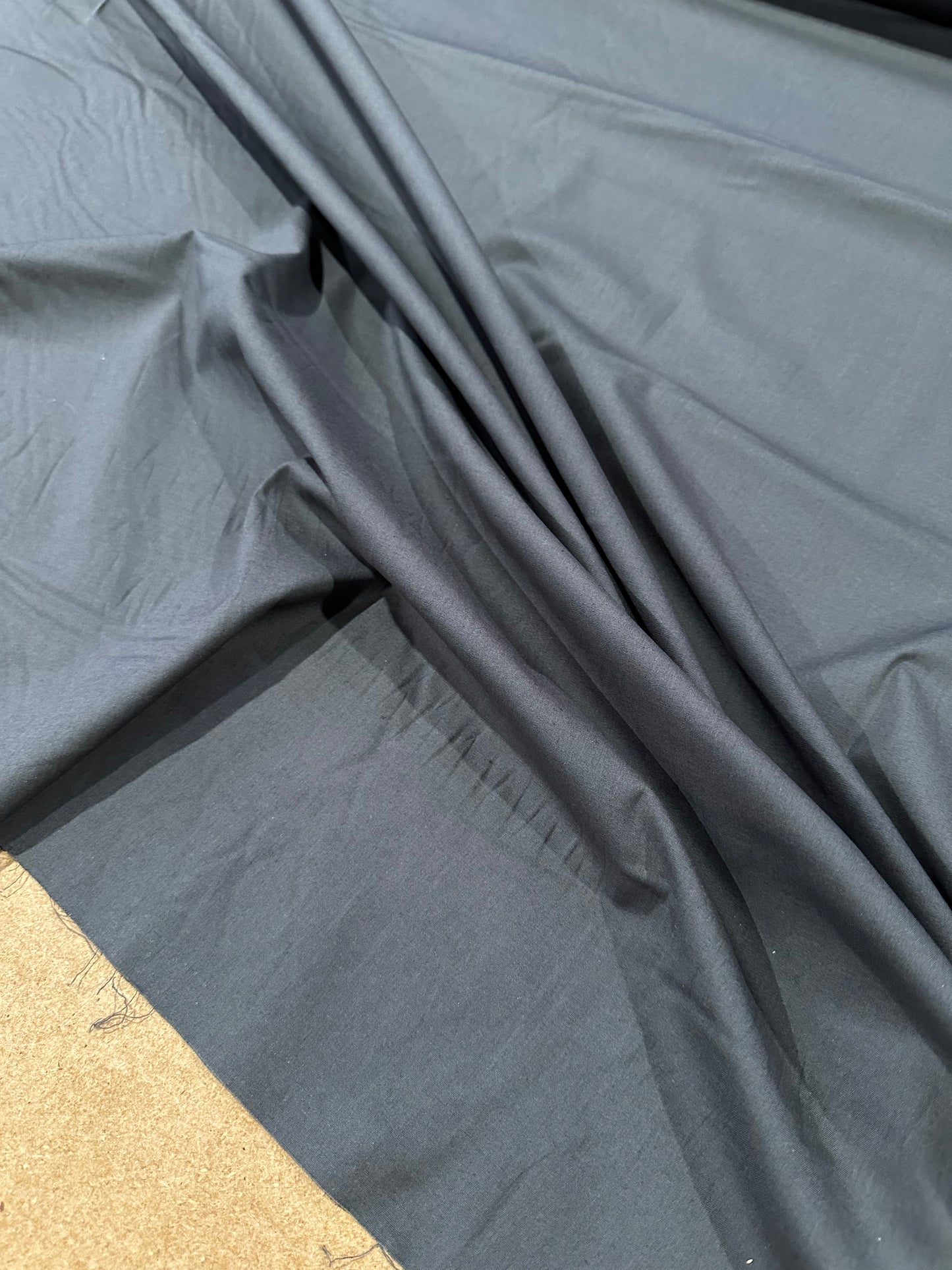 Poplin stretch stone grey