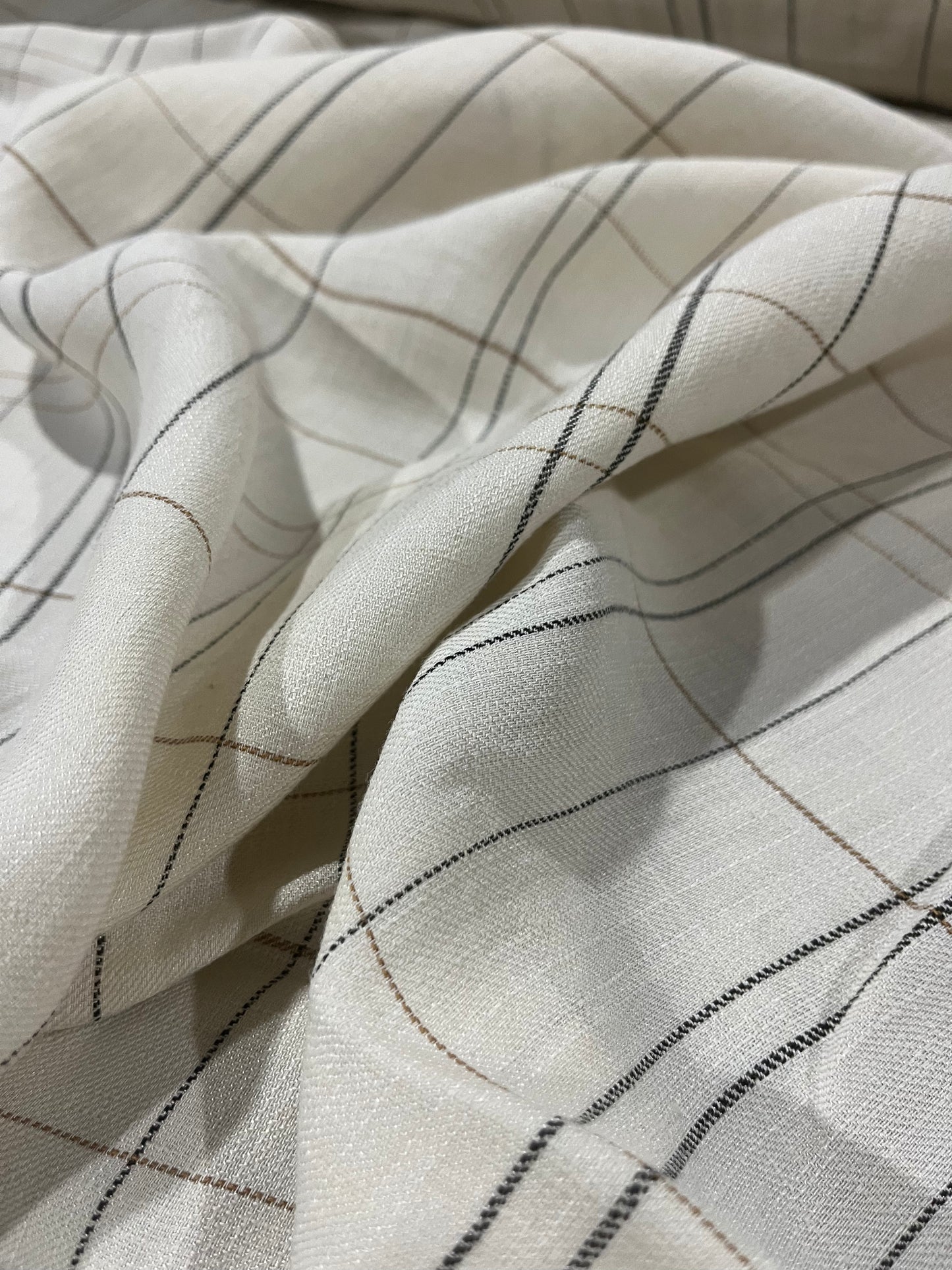 G03 FURORE 008 colour woven check linen