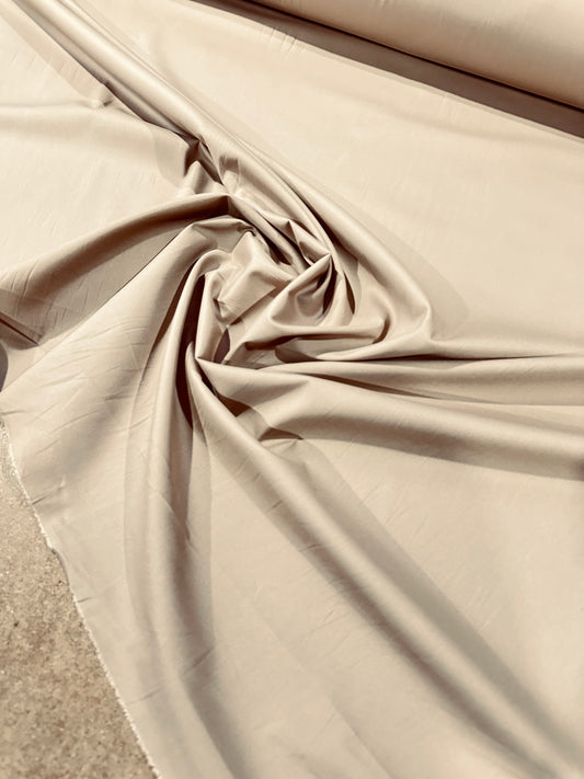 Poplin stretch Sahara Sand
