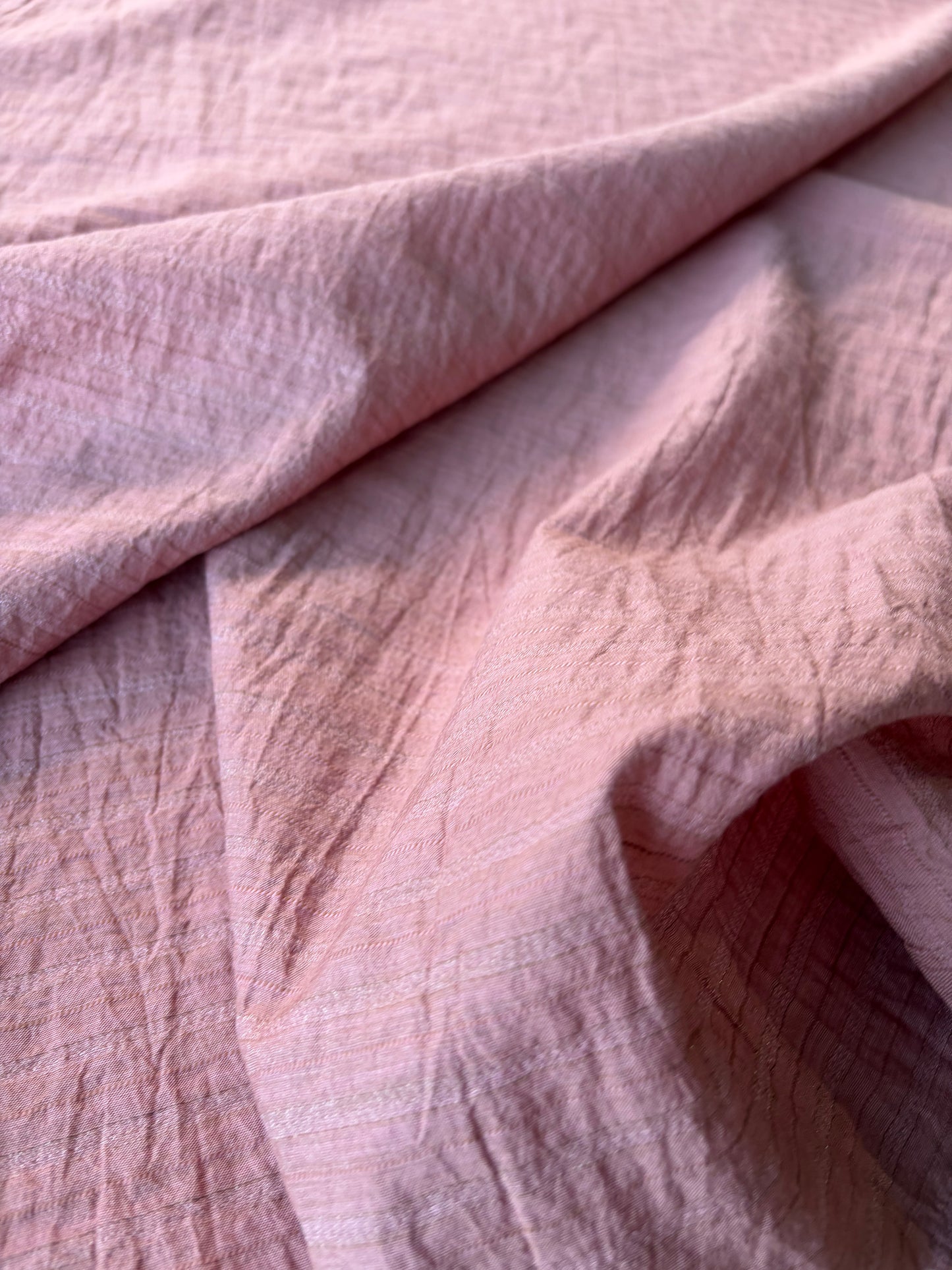 TOTO 010 viscose/silk stripes old pink