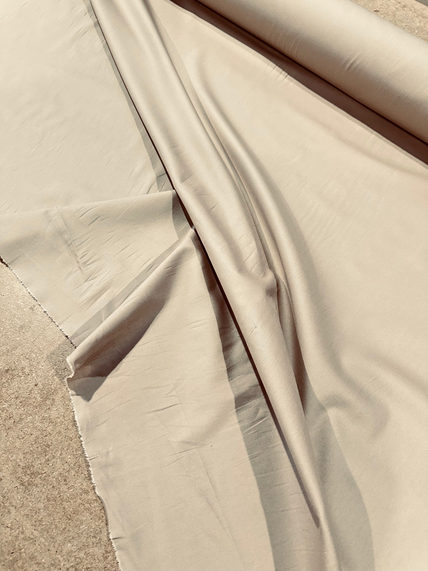 Poplin stretch Sahara Sand