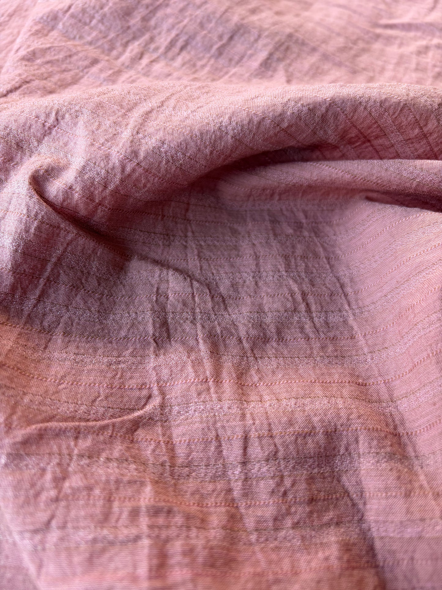 TOTO 010 viscose/silk stripes old pink