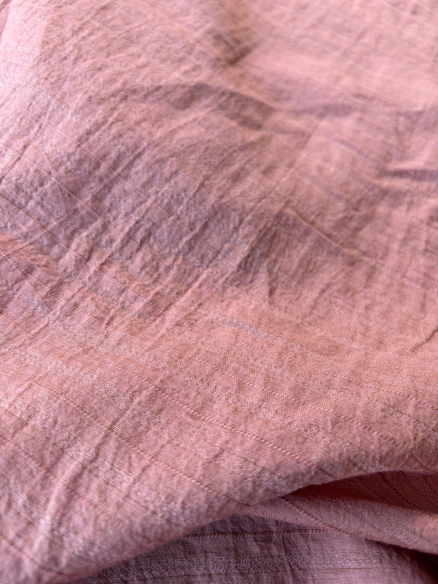 TOTO 010 viscose/silk stripes old pink