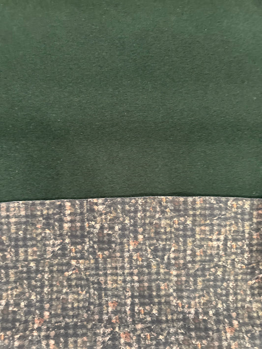 Flip side 415 autumn design double face forest green