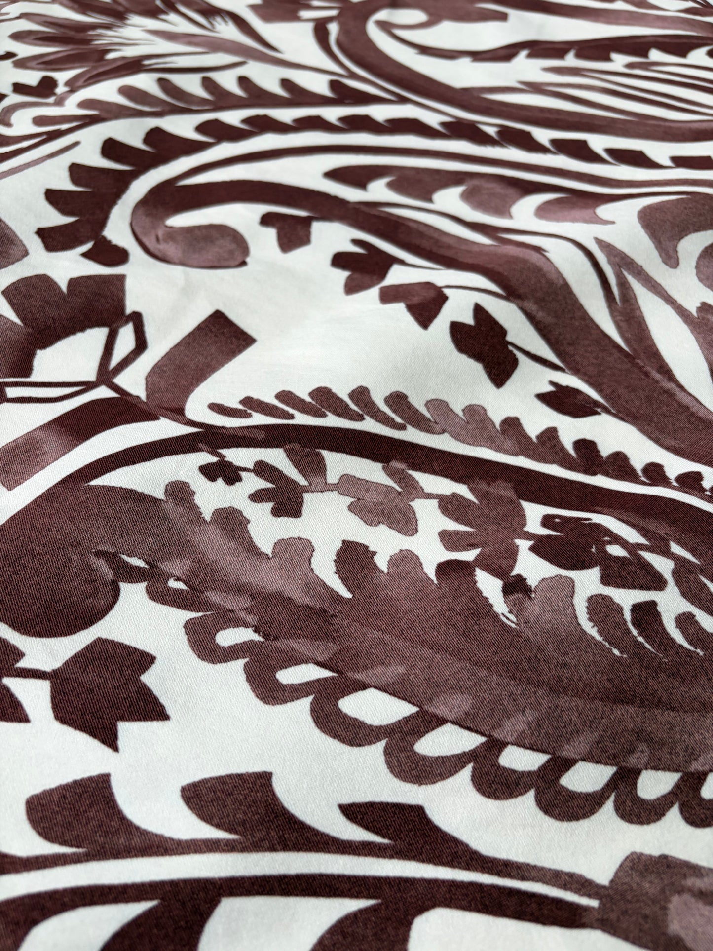 PAZZO 012 heavy viscose stretch brown print