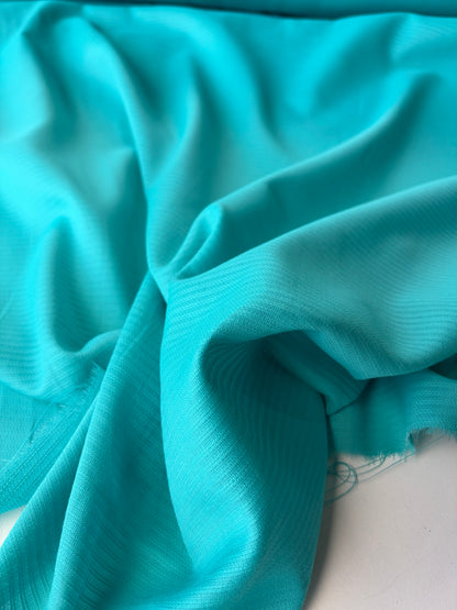 TOTO 012 viscose/silk stripes cyan