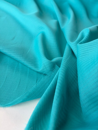 TOTO 012 viscose/silk stripes cyan