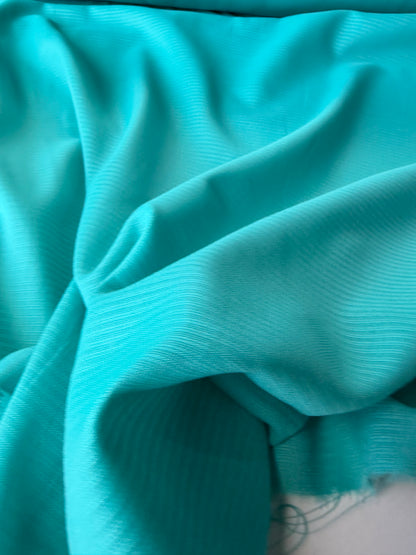 TOTO 012 viscose/silk stripes cyan
