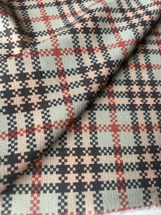 ATILLA 042 heavy crêpe with checkered print