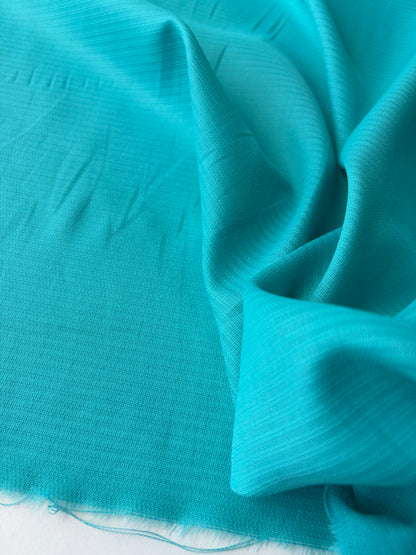TOTO 012 viscose/silk stripes cyan
