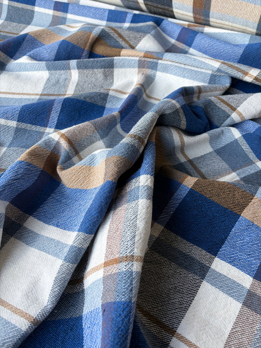 TOTO 016 heavy cotton check vintage look