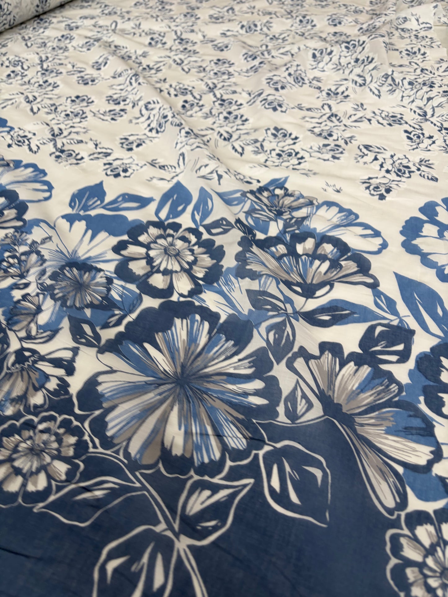 PAZZO 016 cotton voile single border print
