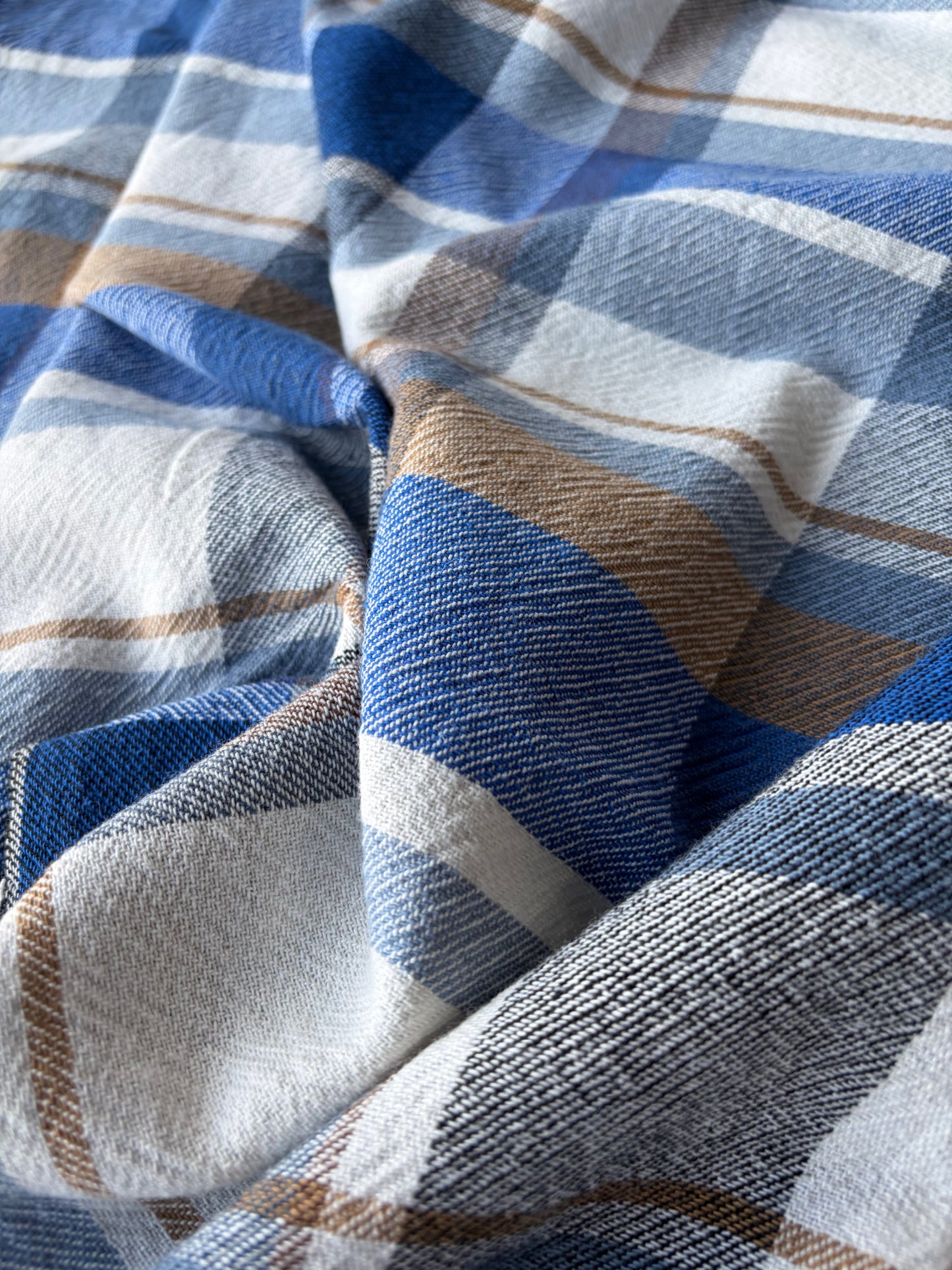TOTO 016 heavy cotton check vintage look