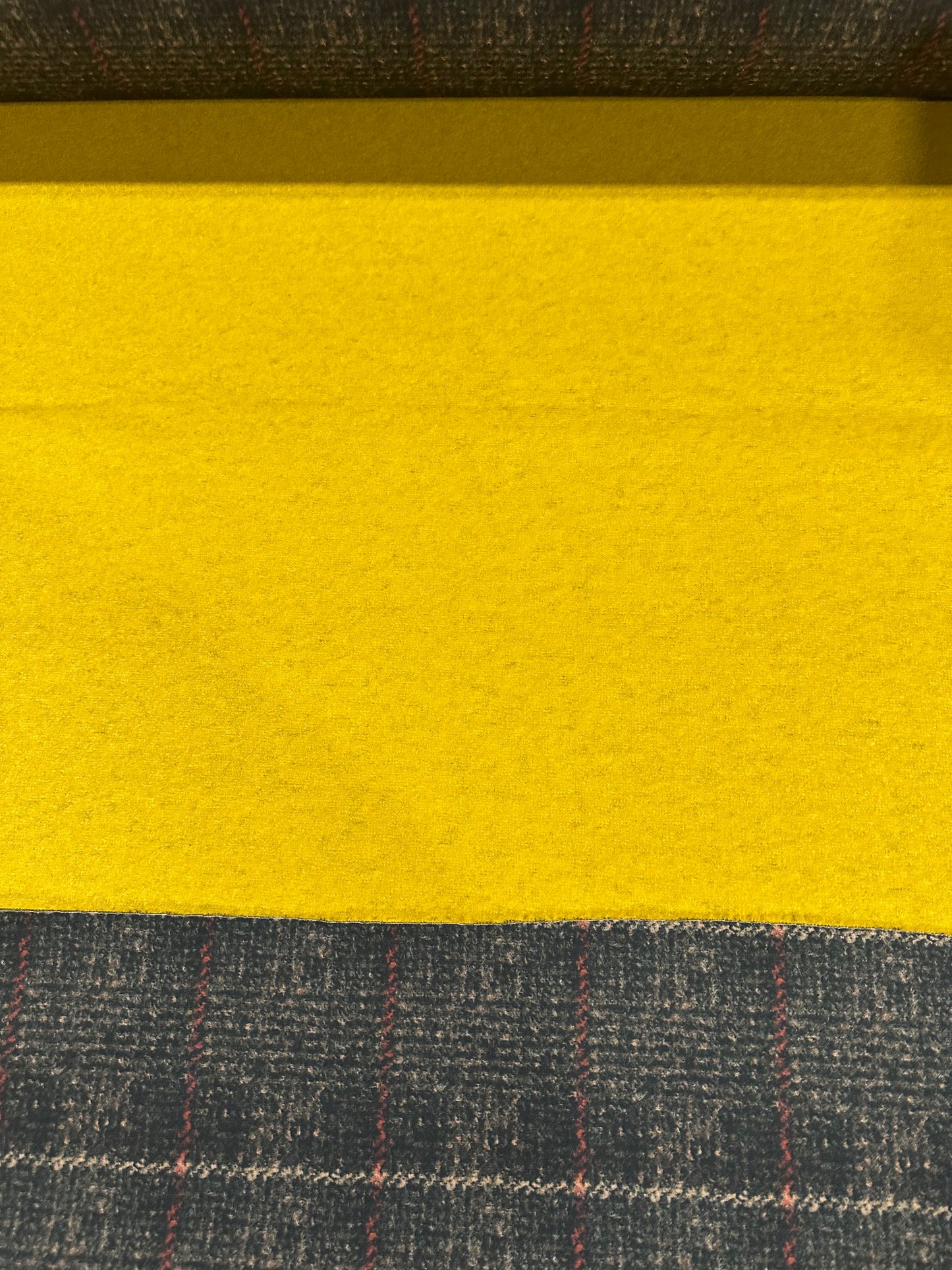 Flip side 490 autumn  check design double face mustard