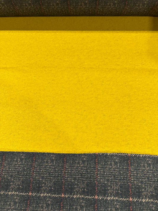 Flip side 490 autumn  check design double face mustard