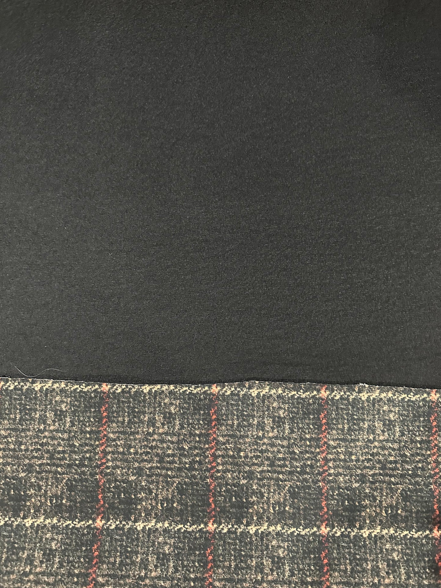 Flip side 500 autumn  check design double face black