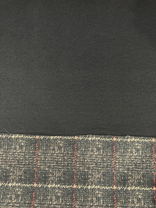 Flip side 500 autumn  check design double face black