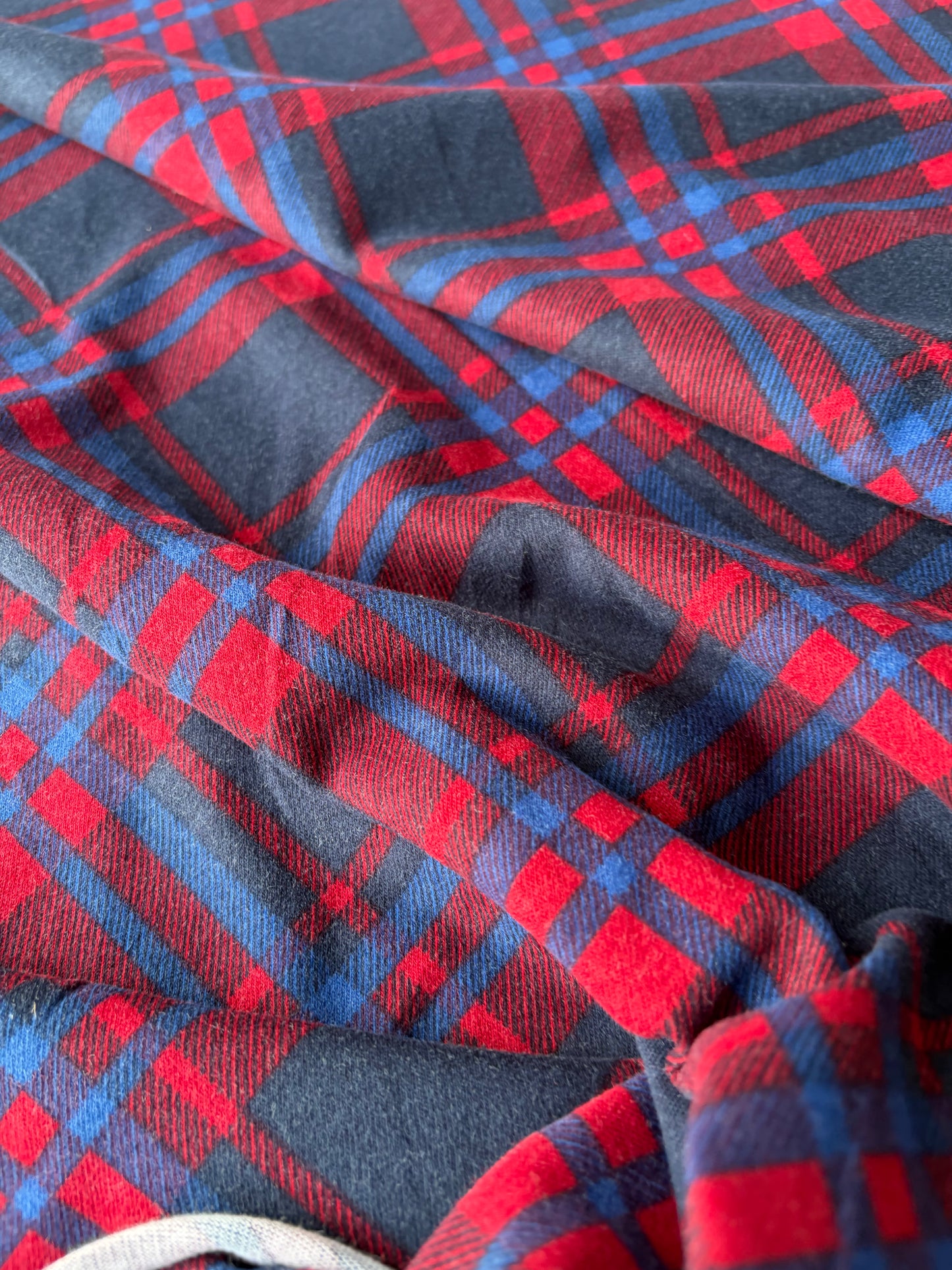 TOTO 018 heavy cotton jersey diagonal checks