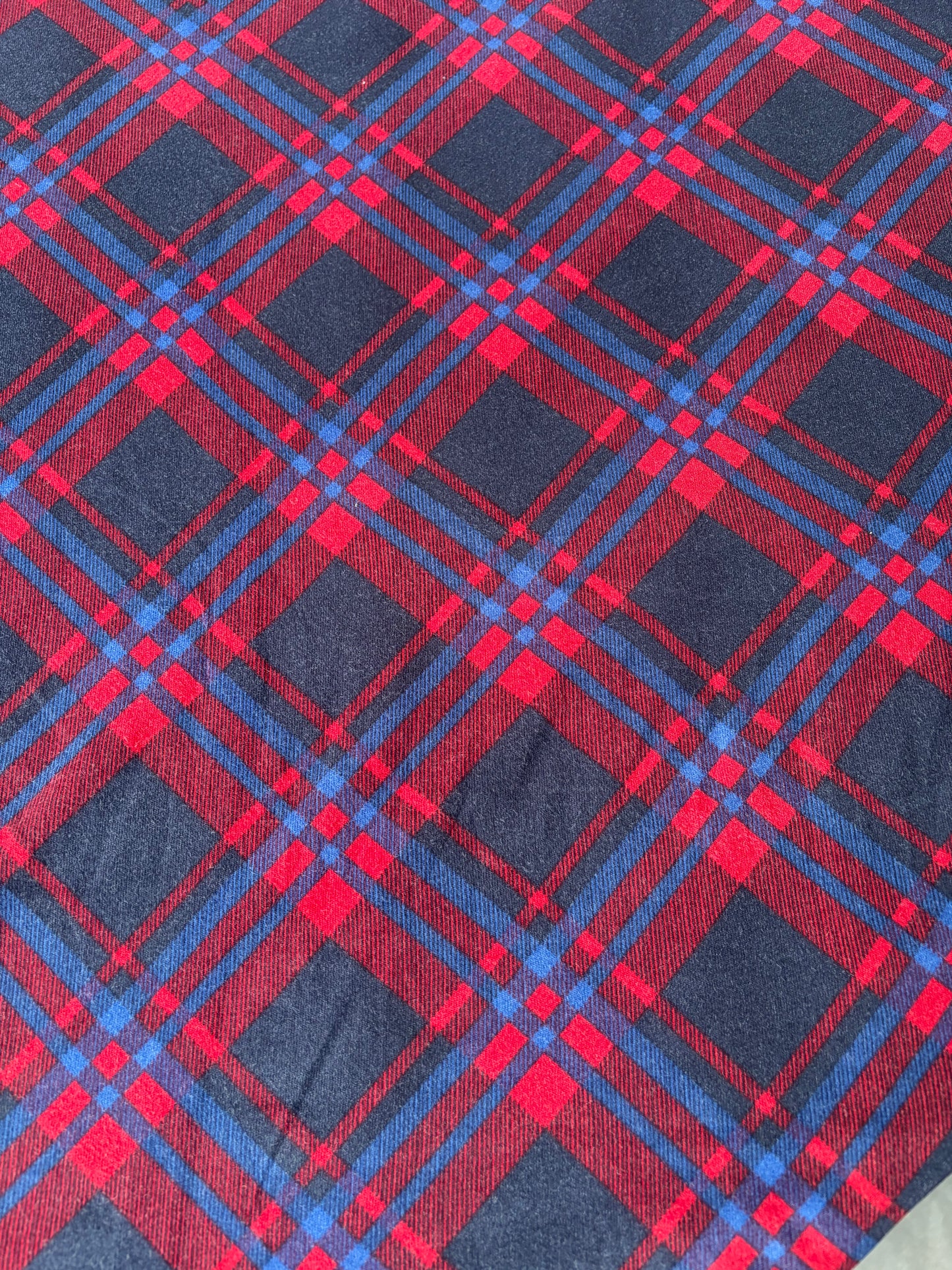 TOTO 018 heavy cotton jersey diagonal checks