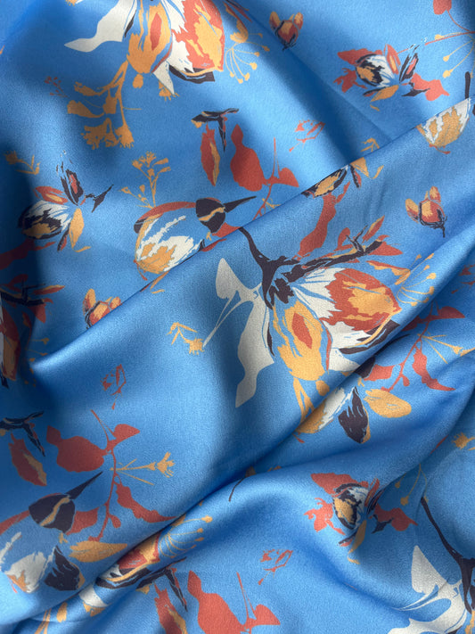 ATILLA 047 silky satin digital flowers