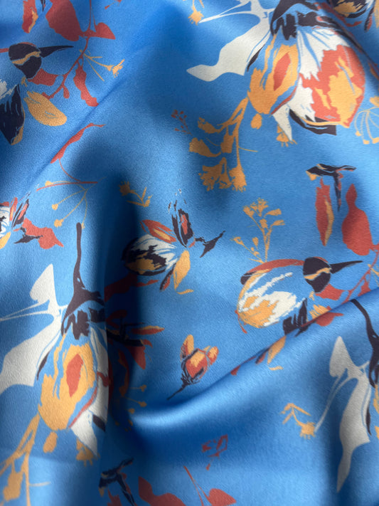 ATILLA 047 silky satin digital flowers