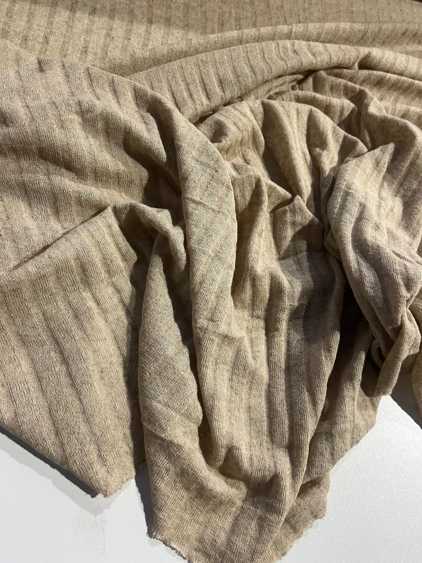 WALLY 043 rib bamboo/linen naturel