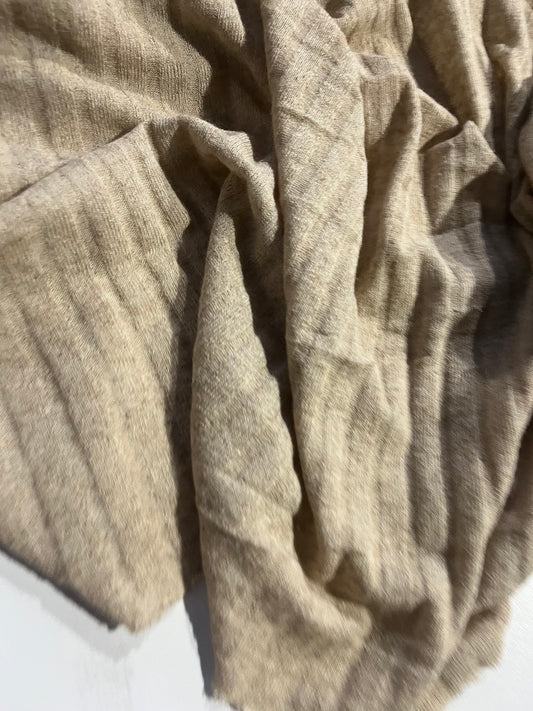 WALLY 043 rib bamboo/linen naturel