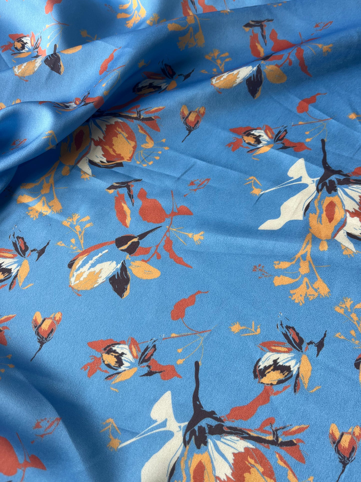 ATILLA 047 silky satin digital flowers